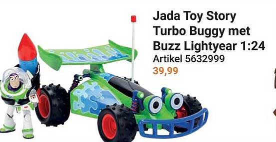 Jada Toy Story Turbo Buggy met Buzz Lightyear 1:24 Artikel 5632999