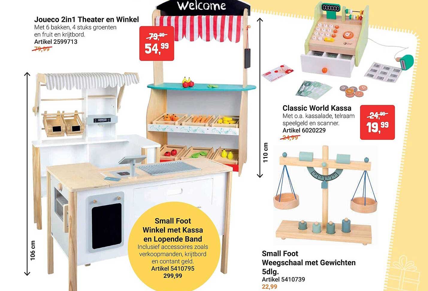 Joueco 2in1 Theater en Winkel