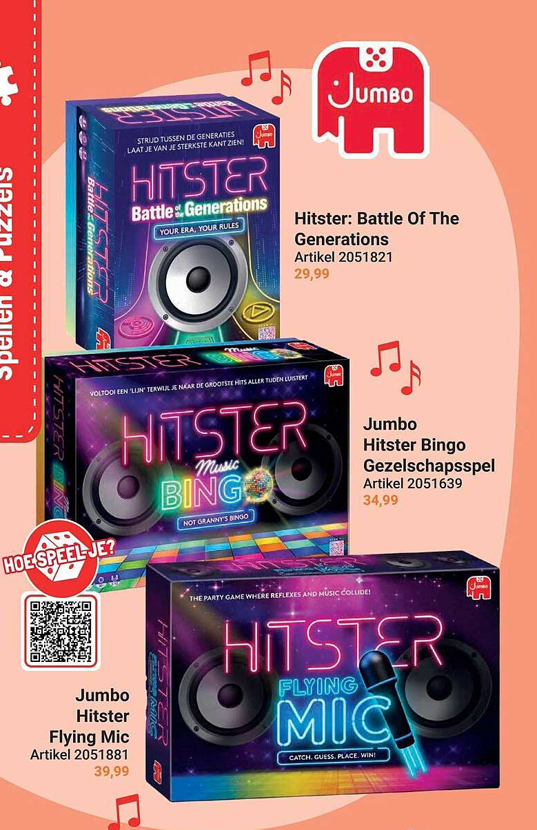 Jumbo Hitster: Battle Of The Generations