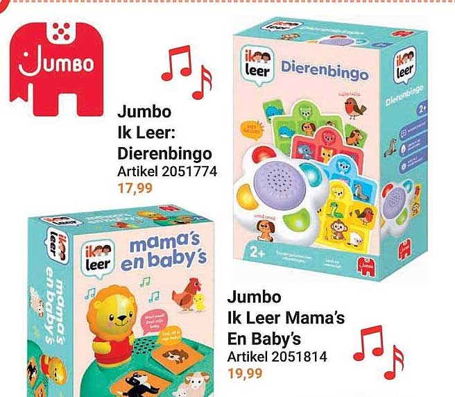 Jumbo Ik Leer: Dierenbingo Artikel 2051774