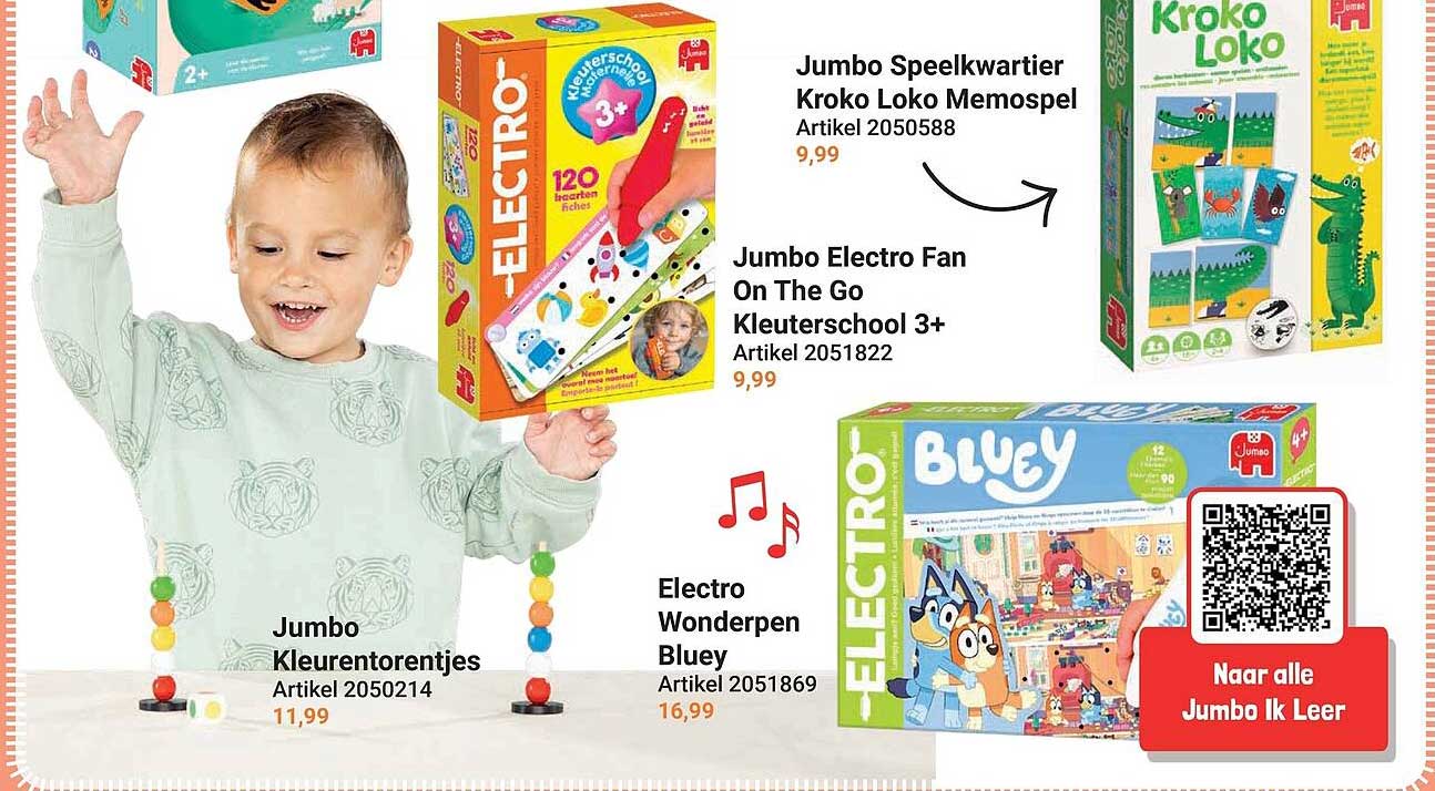 Jumbo Speelkwartier Kroko Loko Memospel