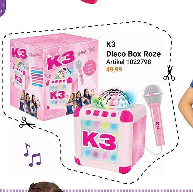 K3 Disco Box Roze