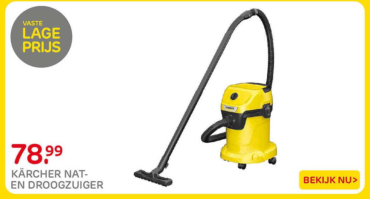 KÄRCHER NAT- EN DROOGZUIGER