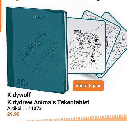 Kidywolf Kidydraw Animals Tekentablet