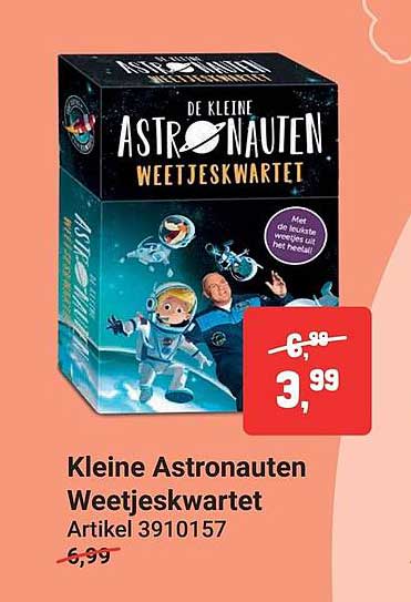 Kleine Astronauten Weetjeskwartet