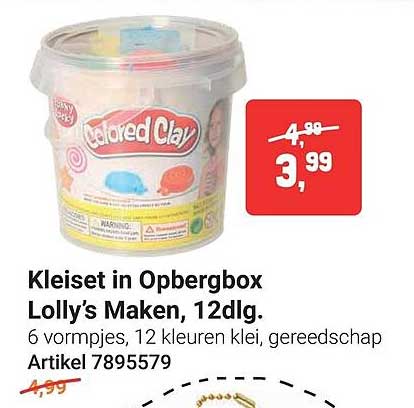 Kleiset in Opbergbox Lolly’s Maken, 12dlg.