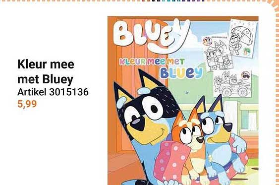 Kleur mee met Bluey Artikel 3015136