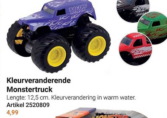 Kleurveranderende Monstertruck