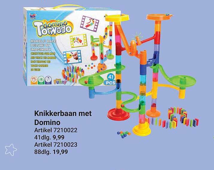Knikkerbaan met Domino