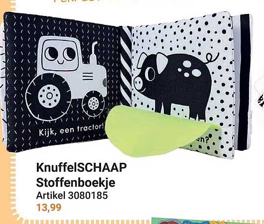 KnuffelSCHAAP Stoffenboekje Artikel 3080185