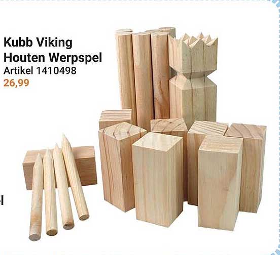 Kubb Viking Houten Werpspel