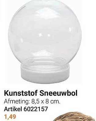 Kunststof Sneeuwbol