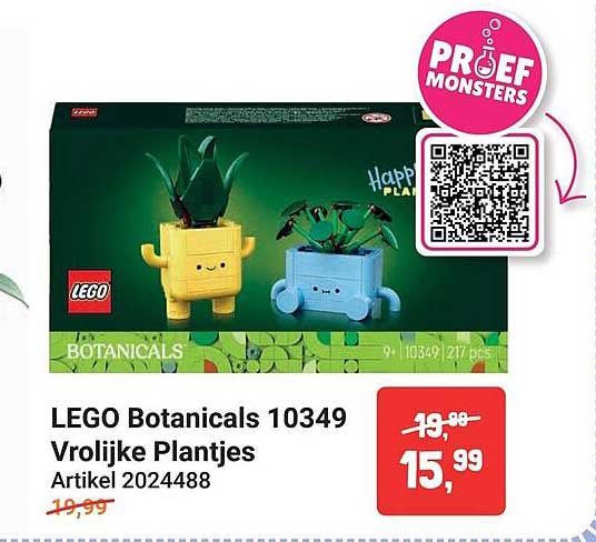 LEGO Botanicals 10349 Vrolijke Plantjes