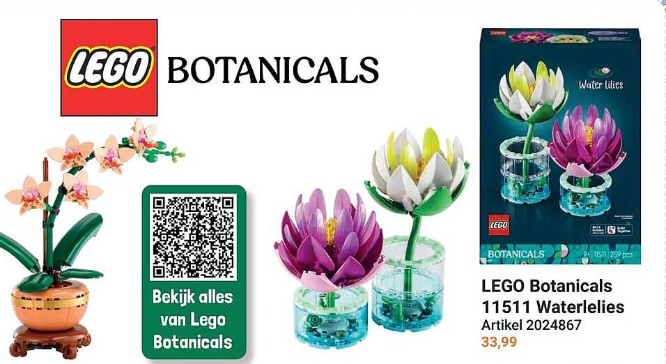 LEGO Botanicals 11511 Waterlelies