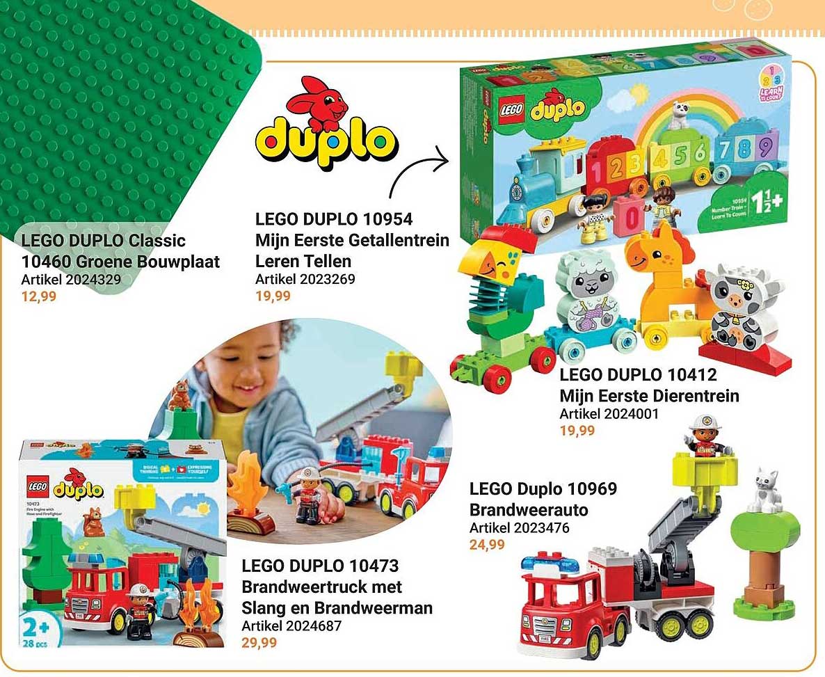 LEGO DUPLO Classic 10460 Groene Bouwplaat