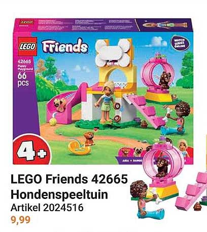 LEGO Friends 42665 Hondenspeeltuin Artikel 2024516