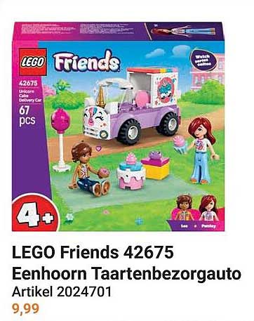 LEGO Friends 42675 Eenhoorn Taartenbezorgauto