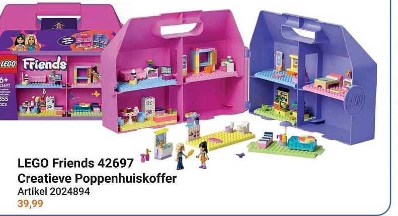 LEGO Friends 42697 Creatieve Poppenhuiskoffer