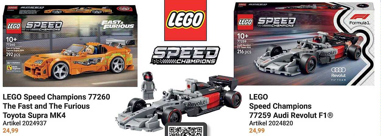 LEGO Speed Champions 77260 The Fast and The Furious Toyota Supra MK4