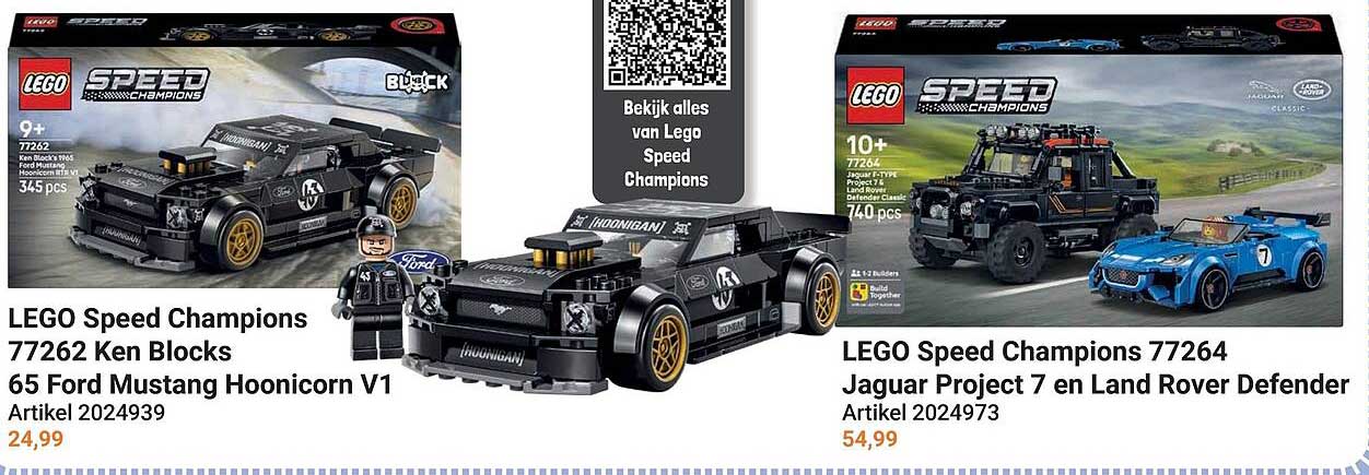 LEGO Speed Champions 77262 Ken Blocks 65 Ford Mustang Hoonicorn V1