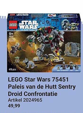 LEGO Star Wars 75451 Paleis van de Hutt Sentry Droid Confrontatie