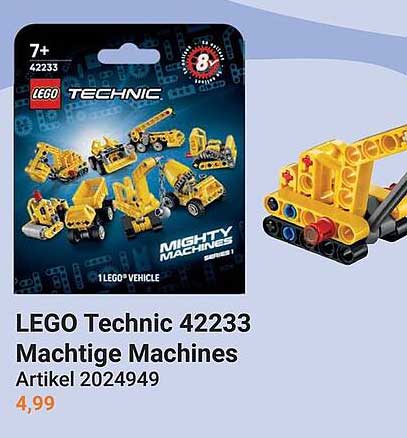 LEGO Technic 42233 Machtige Machines Artikel 2024949