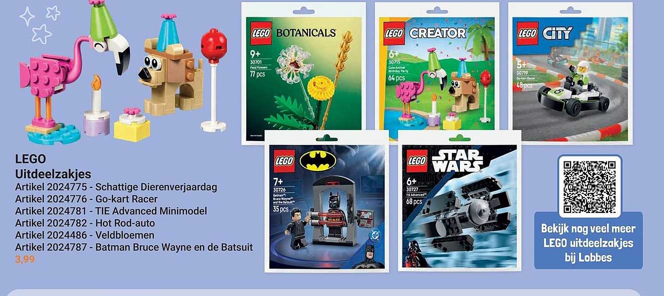 LEGO Uitdeelzakjes