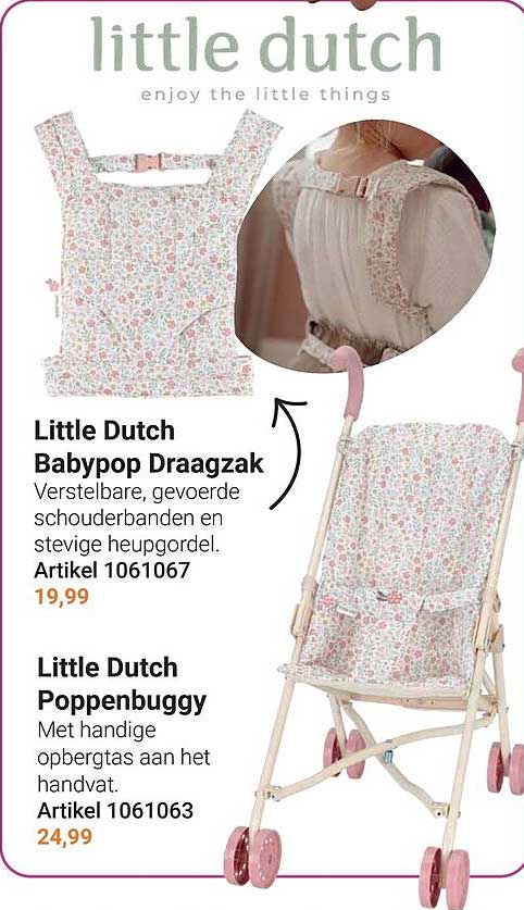 Little Dutch Babypop Draagzak