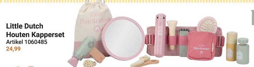 Little Dutch Houten Kapperset