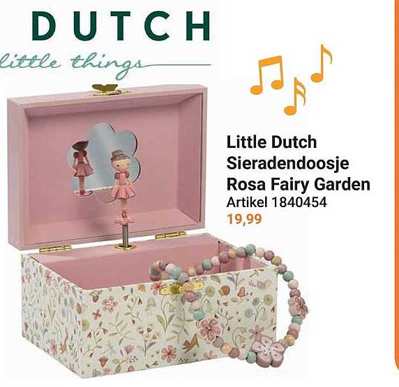Little Dutch Sieradendoosje Rosa Fairy Garden