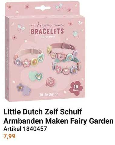 Little Dutch Zelf Schuif Armbanden Maken Fairy Garden