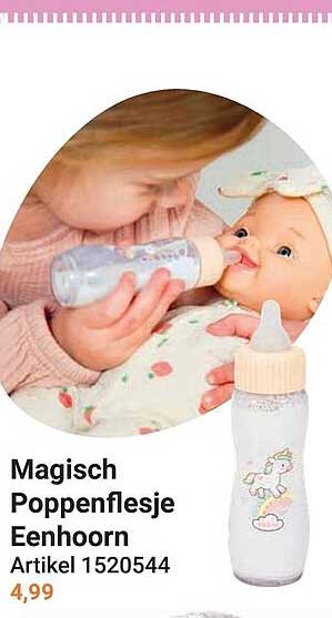 Magisch Poppenflesje Eenhoorn