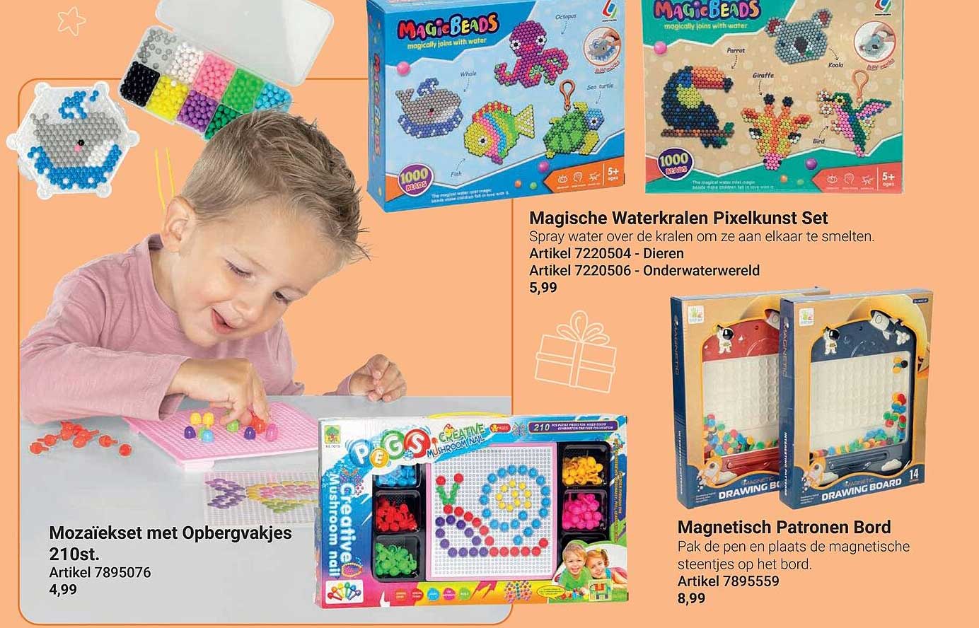 Magische Waterkralen Pixelkunst Set