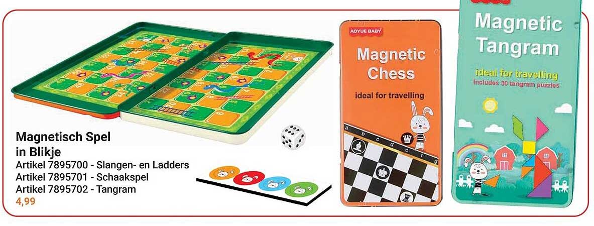Magnetisch Spel in Blikje
