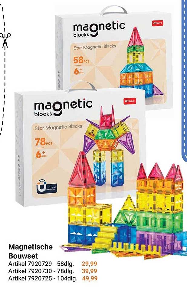 Magnetische Bouwset