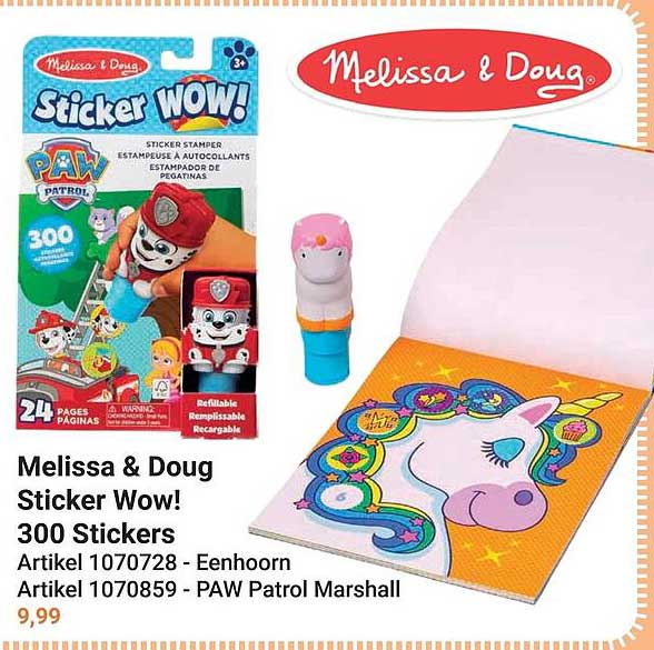 Melissa & Doug Sticker Wow! 300 Stickers