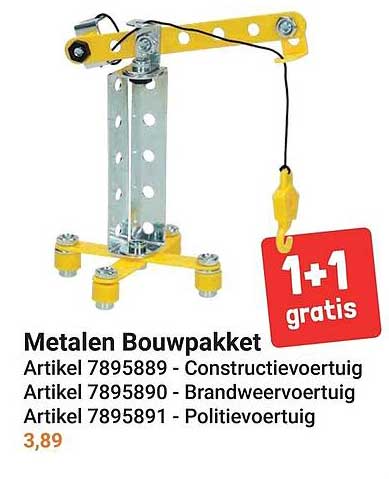 Metalen Bouwpakket 1+1 gratis