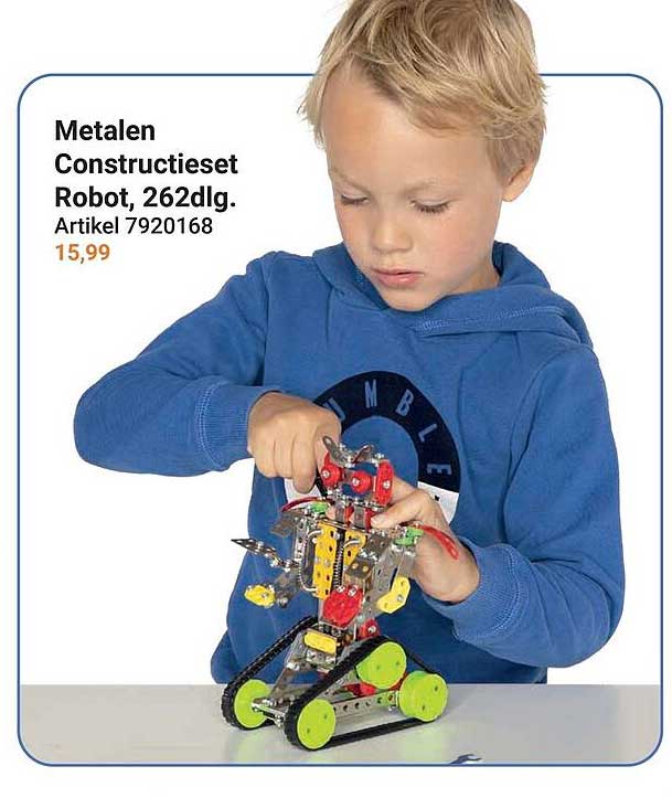 Metalen Constructieset Robot, 262dlg.