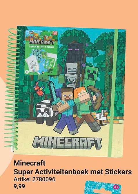 Minecraft Super Activiteitenboek met Stickers