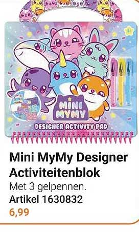 Mini MyMy Designer Activiteitenblok