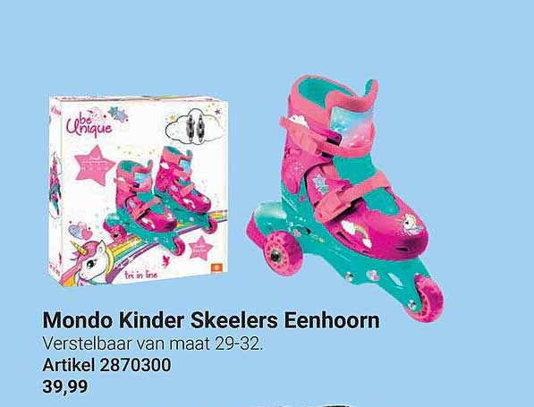 Mondo Kinder Skeelers Eenhoorn