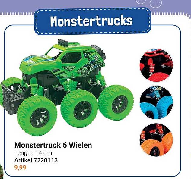 Monstertruck 6 Wielen