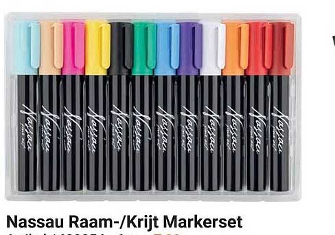 Nassau Raam-/Krijt Markerset