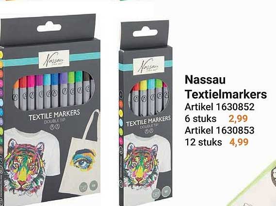 Nassau Textielmarkers