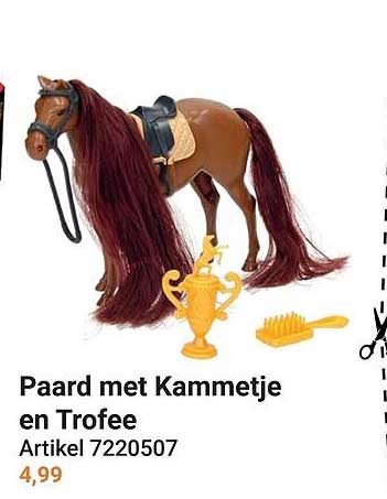 Paard met Kammetje en Trofee Artikel 7220507