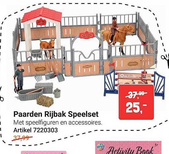Paarden Rijbak Speelset