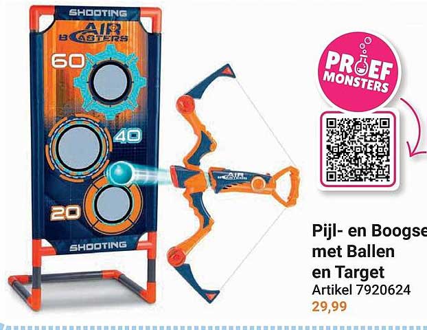 Pijl- en Boogset met Ballen en Target