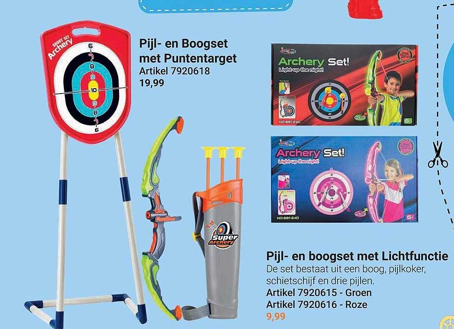 Pijl- en Boogset met Puntentarget
