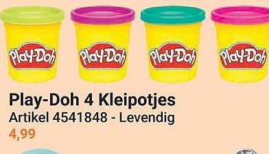 Play-Doh 4 Kleipotjes
