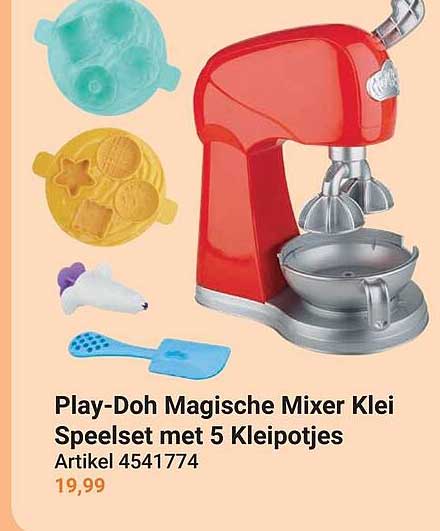 Play-Doh Magische Mixer Klei Speelset met 5 Kleipotjes